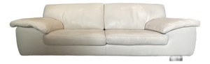 Roche Bobois Italian Leather Sofa – Cream Natural Leather – Made in Italy