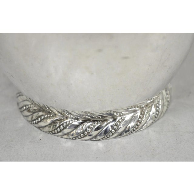 Vintage Victorian Silver Plated Melford Lemonade Water Pitcher With "S" Monogram For Sale In Philadelphia - Image 6 of 13