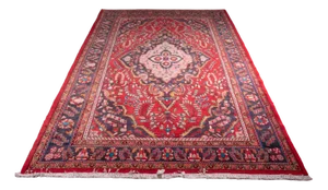 Rectangular Middle Eastern Rug in Pure Wool