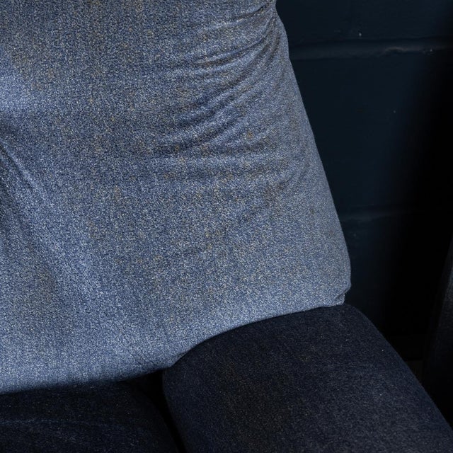 20th Century Italian Blue Velvet Armchairs by Agostino Lescai for Brevetti, 1970s, Set of 2 For Sale - Image 18 of 18