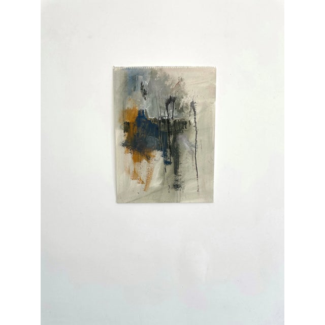 Gray Color Study Abstract Acrylic Painting Untitled #7 by Stephanie Visser For Sale - Image 8 of 11