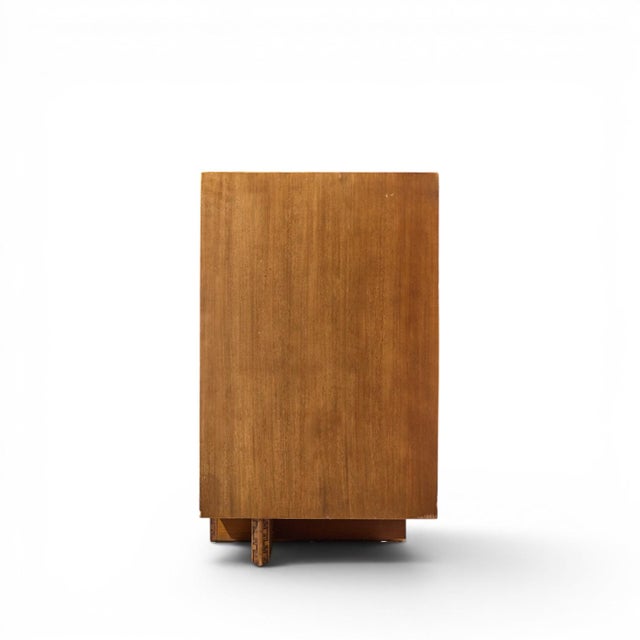 Henredon Frank Lloyd Wright for Henredon Taliesin Mid Century 10 Drawer Mahogany Lowboy Dresser For Sale - Image 4 of 12
