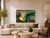 An exceptionally vibrant and visually dynamic large-scale abstract painting by California artist Richard Mann, executed in...