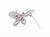 Contemporary Diamond and Ruby Butterfly Pin For Sale - Image 3 of 6