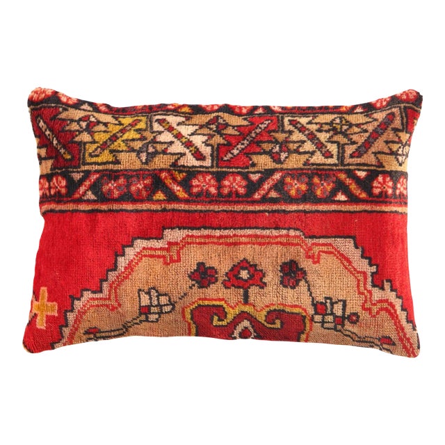 Pasargad DC Vintage Turkish Pasargad Hand Knotted Pillow For Sale