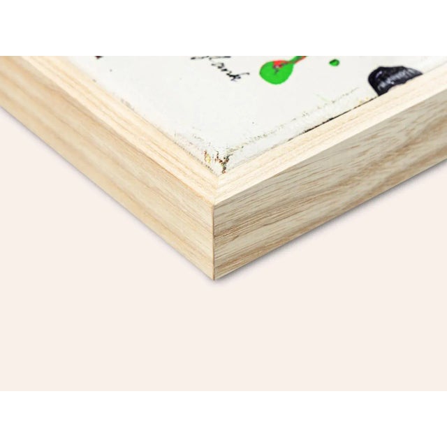 Color Blob, Acrylic on Canvas, Framed For Sale - Image 9 of 14