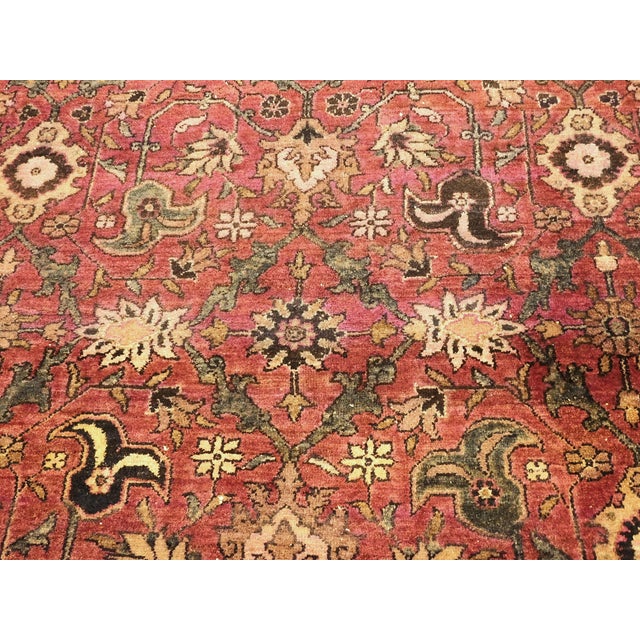 Hand-Knotted Antique Persian Rug. For Sale - Image 12 of 18