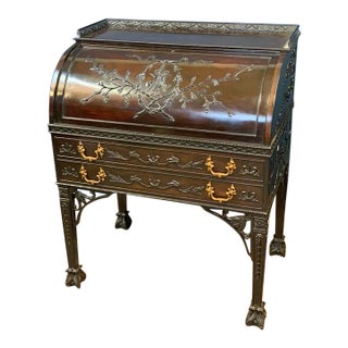 Cuban Mahogany Bureau/Desk From English Manor House For Sale