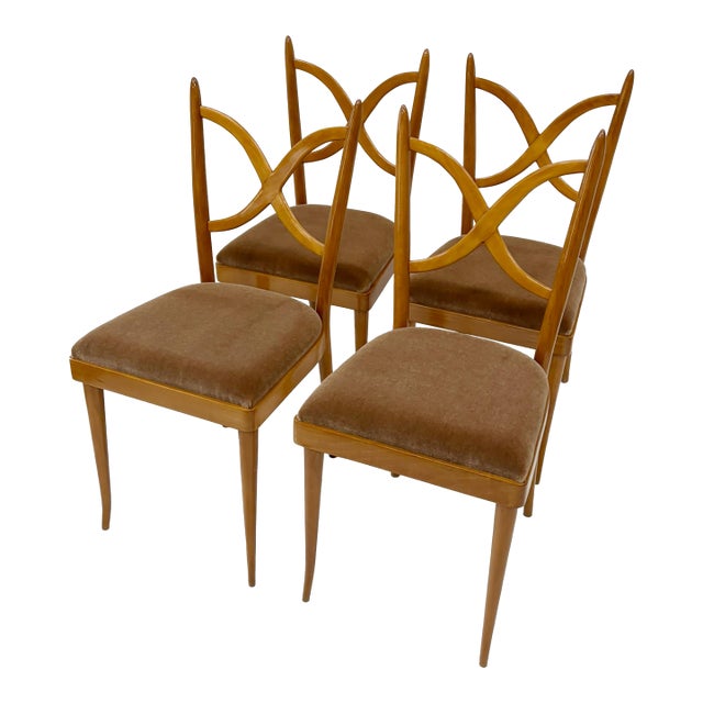 Paolo Buffa Chairs, Italy 1950s For Sale