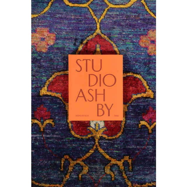 Contemporary Persian Style Floral Natural Silk Rug by Rug & Kilim, India For Sale - Image 9 of 10