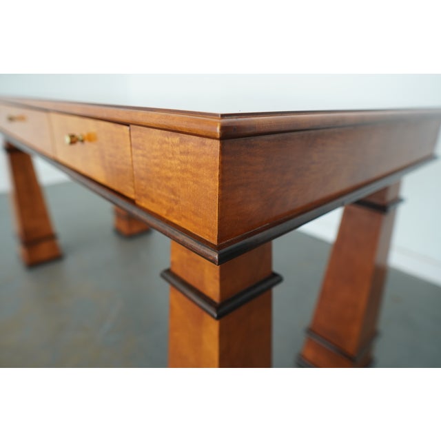 Wood Vintage Hickory White Biedermeier Writing Desk For Sale - Image 7 of 13