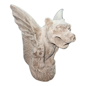 Vintage Levenger Ceramic Gargoyle Pen/Instrument Holder