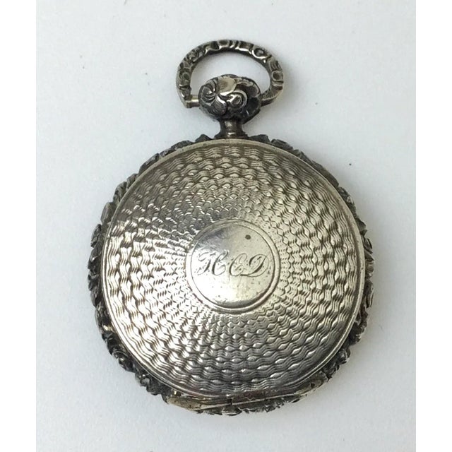 Metal English Sterling Vinaigrette, Birmingham 1832-1833 For Sale - Image 7 of 7
