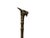 Copper Vintage Metal Goat Head Shape Handle Walking Stick For Sale - Image 8 of 9