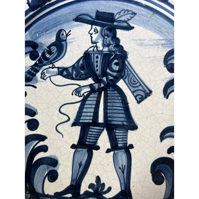 Large Spanish Faience Plate, C 1900 For Sale In San Francisco - Image 6 of 14