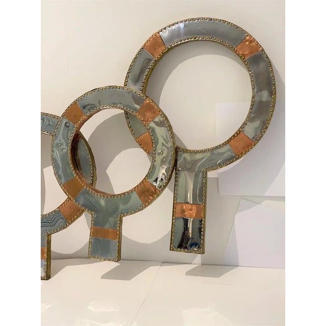 1970s Curtis Jere Style 6ft Wall Sculpture "Neutrality" For Sale - Image 5 of 13