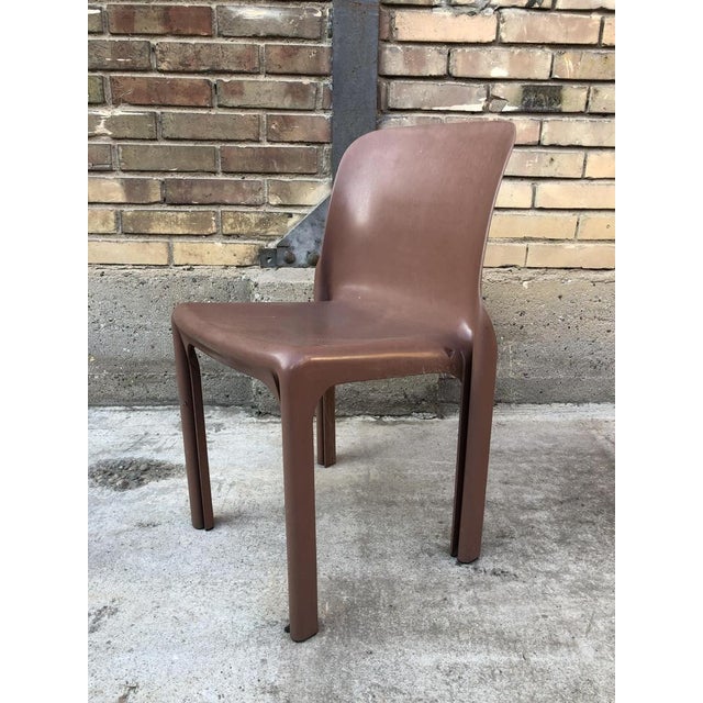 Selene Chair by Vico Magistretti for Artemide, 1970s, in Very Good conditions. Designed 1970 to 1979 This piece has an...