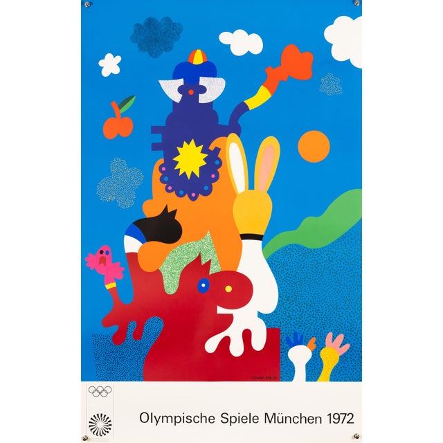 Olympia Serigraph Poster by Otmar Alt, 1972 For Sale - Image 9 of 9