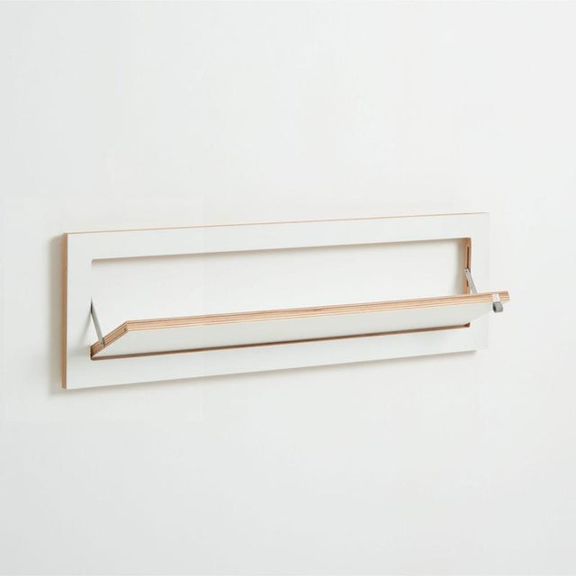 100x27-1 Fläpps Shoe Rack in White from Ambivalenz For Sale - Image 4 of 4