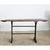 The surface of this French 19th-century bistro table is a unique combination of rustic material and elegant Belle Epoch...