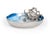 Contemporary Wildwood Blue Aluminum Crab Bowl For Sale - Image 3 of 3