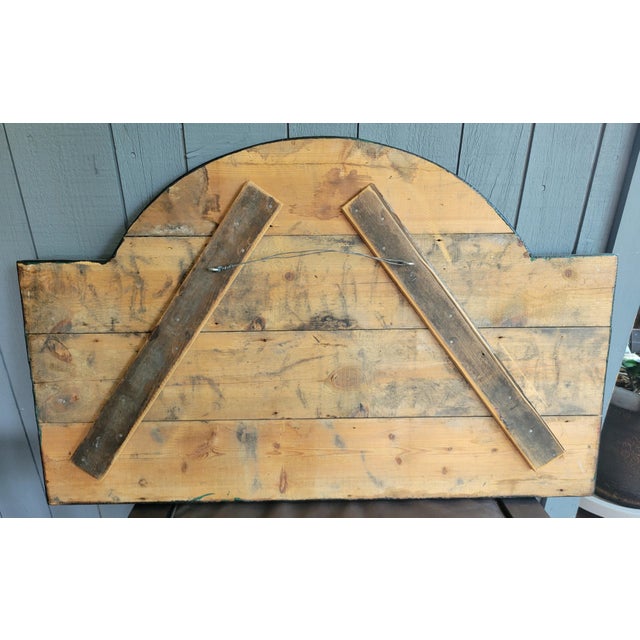 Early 20th Century Antique ,Vintage Physican & Surgeon Street Sign For Sale - Image 5 of 6