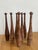 Antique Hand Carved Indian Club Pins & Exercise Weights - Set of 8 For Sale - Image 10 of 15