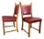Henning Kjærnulf, Side Chairs, Oak, Leather, Denmark, 1960s For Sale