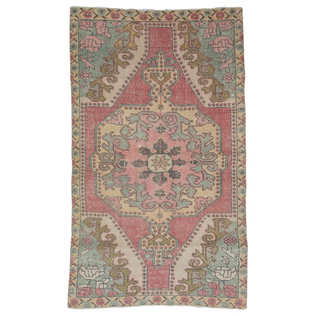 Turkish Area Rug- 4′2″ × 7′3″ For Sale