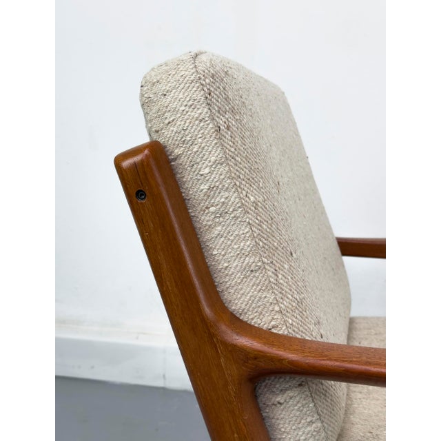 Senator Lounge Chairs in Teak and Wool by Ole Wanscher for Cado, 1960s, Set of 2 For Sale - Image 9 of 18