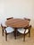 1960s Vintage 1960s Danish Modern Dining Table & Chairs Set Mid Century Modern Style For Sale - Image 5 of 18