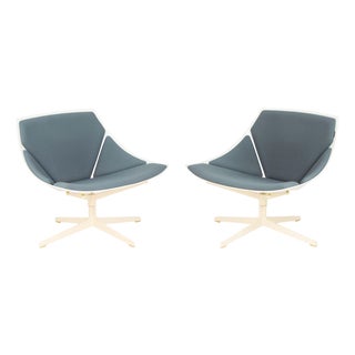 Jehs + Laub X Fritz Hansen Space Lounge Chairs, 2 For Sale