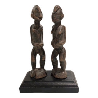 Rare Hand-Carved Senufo/Bamana West African Wood Sculptures Early 1900's For Sale