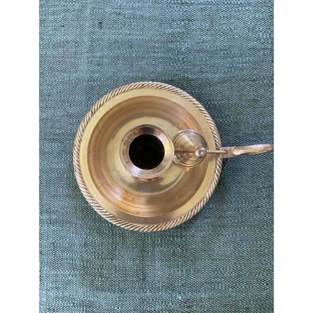 1950s Brass Candle Holder With Snuffer Chairish