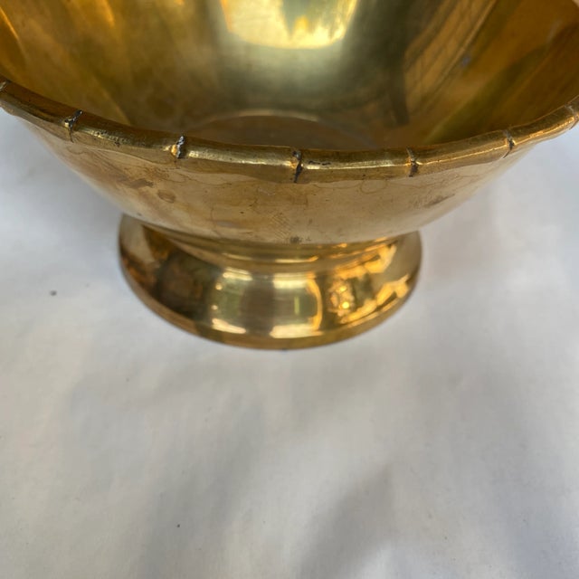 Beautiful 1970's brass bowl and silkscreen. Perfect to add to a collection or to display alone. Please don't forget to...