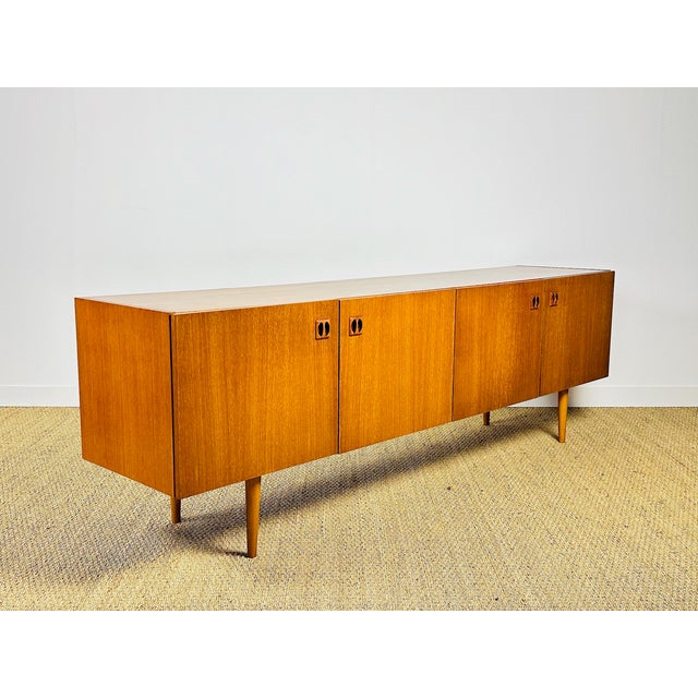 Brown Scandinavian Teak Sideboard, 1960 For Sale - Image 8 of 18