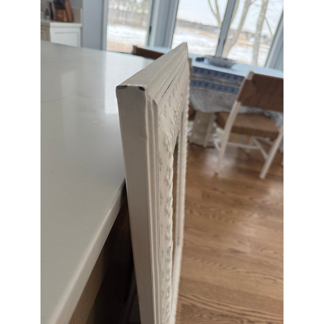 Distressed White Tin Mirror Paint in Annie Sloan Paint For Sale - Image 11 of 12