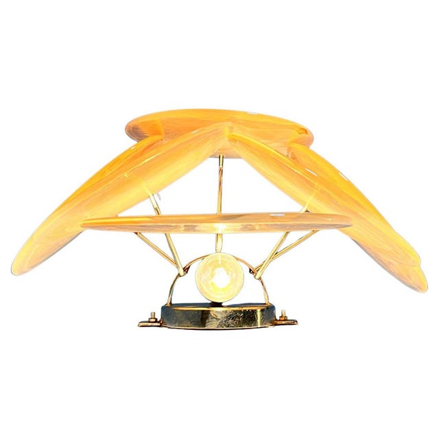 Gold Wall Sconces Murano Discs, 1990s, Set of 2 For Sale - Image 8 of 13