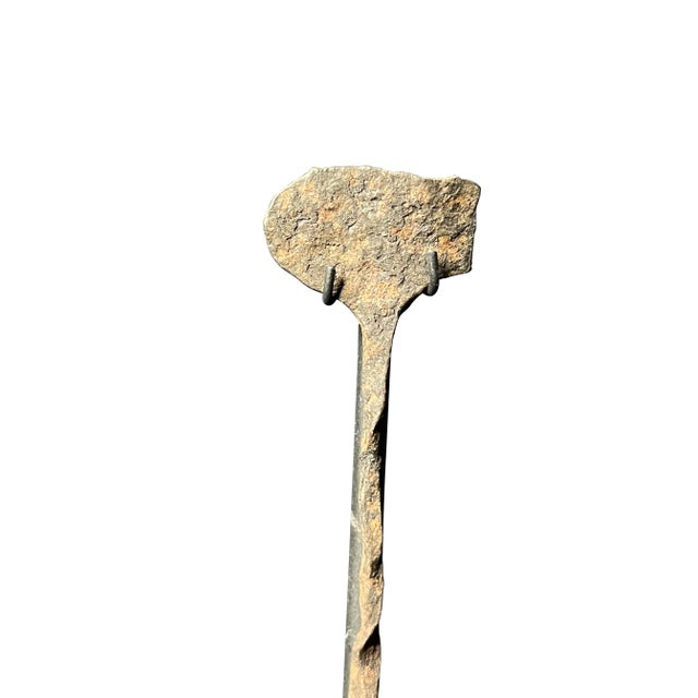 19th Century Antique African Mounted Giocometti Style Mounted Currency Forms For Sale - Image 5 of 6