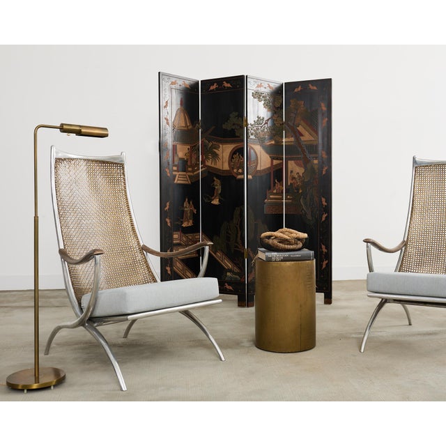 "Turku" lounge chairs designed by Ironies Kate McIntyre and Brad Huntzinger. Retailed by Kneedler and Faucheré in San...
