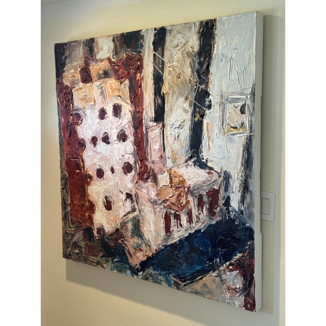 Hedi K. Ernst (b.1948, Swiss) Acrylic on Canvas Dated 1984 For Sale - Image 14 of 15