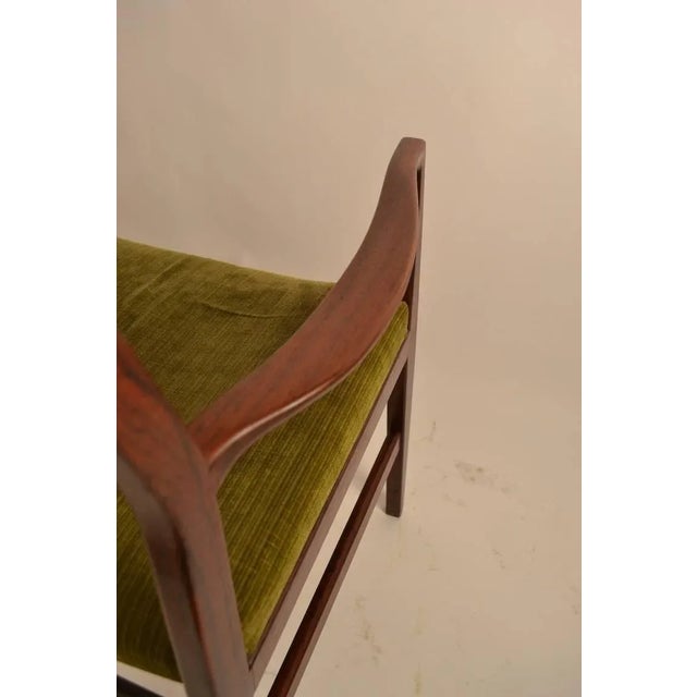 1950s Set of Four Rosewood Armchairs For Sale - Image 5 of 10