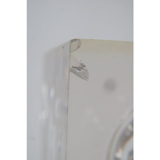 Ralph Lauren Acrylic Lucite Clark Hourglass Retro Mid Century Modern Style 4701b For Sale - Image 9 of 11