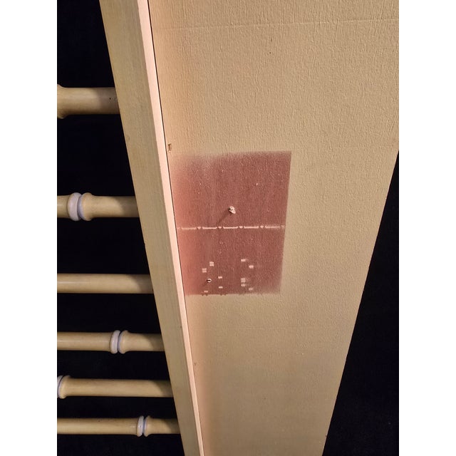 1970s Yellow Faux Bamboo Single Bed Frame For Sale - Image 6 of 17