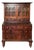 Antique American Federal Style Flame Mahogany Secretary-Bookcase Early 1800 For Sale