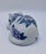 Mid 20th Century Asian Blue and White Ceramic Cat For Sale - Image 4 of 9