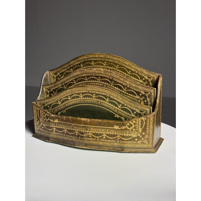 Desk Organizer in Leather For Sale - Image 12 of 17
