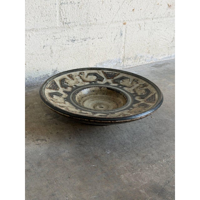 Gray Jørgen Mogensen Royal Copenhagen Ceramic Bird Dish Stoneware Denmark Mid-Century Modern 1960s For Sale - Image 8 of 10