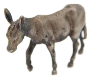 Miniature Silver Donkey