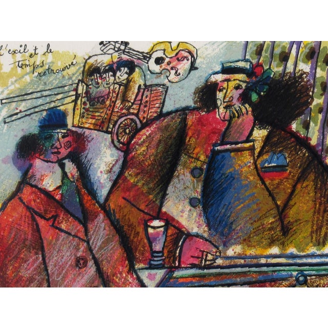 Printmaking Materials Théo Tobiasse, l'Exil et le Temps Retrouve, 1986 For Sale - Image 7 of 12